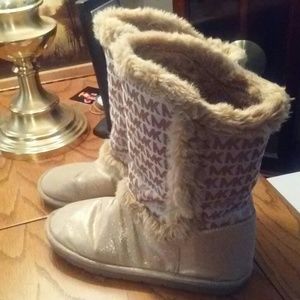 Michael Kors fur lined boots